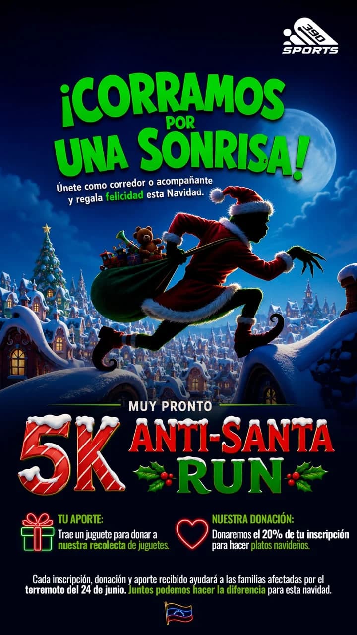 Vista de 5K Anti-Santa Run